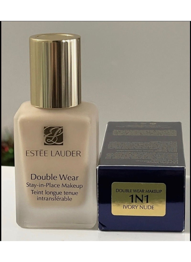 Esteelauder Estee Lauder Double Wear Stay-In-Place Makeup Foundation 1N1 Ivory Nude 30ml Long-Lasting Full Coverage Oil-Free - Image 1